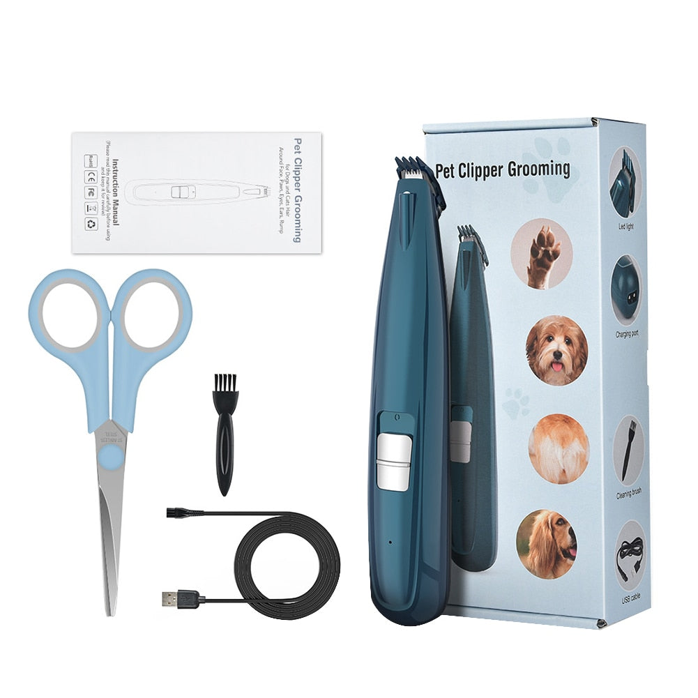 Professional Pet Dog Hair Trimmer Animal Grooming Clippers Cutter