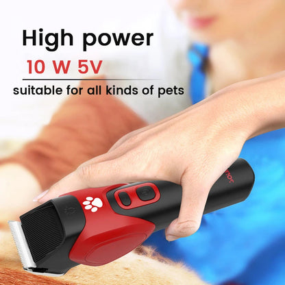 Electric Dog Clipper Dog hair Shaver With LED Light Pet Grooming