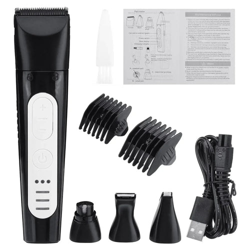 4 In1 Professional Pet Foot Hair Trimmer Dog Growing Clipper USB