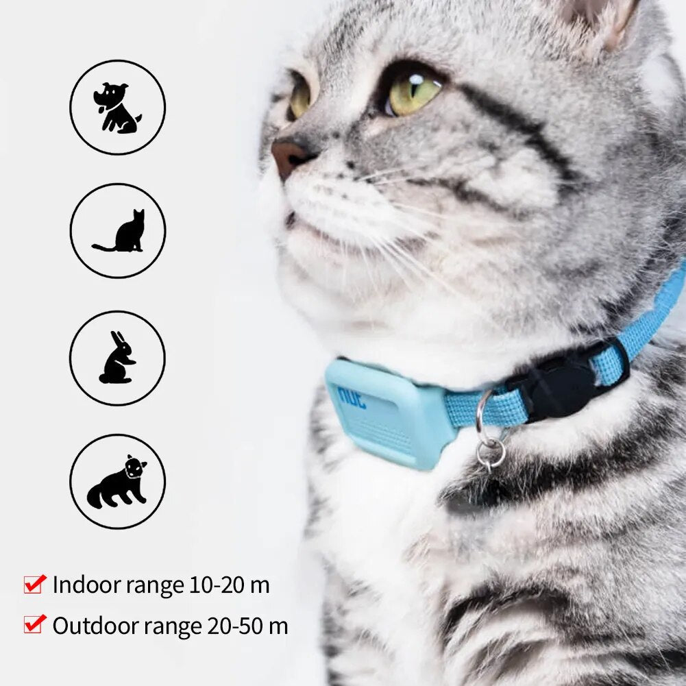 New Waterproof Pet GPS Bluetooth Locator Anti-lost Collar Dog Cat