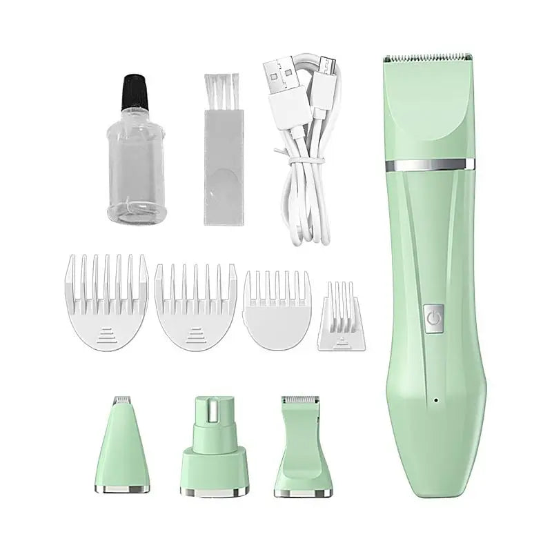 Cat Foot Hair Trimmer 4 In 1 Electric Clippers For Precision Trimming