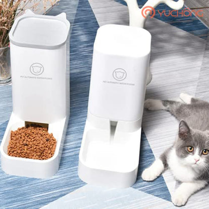 Automatic Pet Feeder Waterer Set for Cats and Dogs